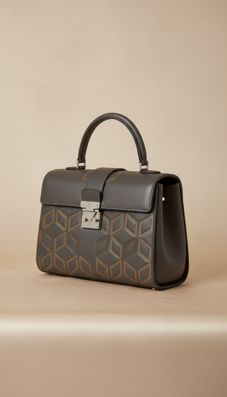 Compact Evening Bag with Heritage Details